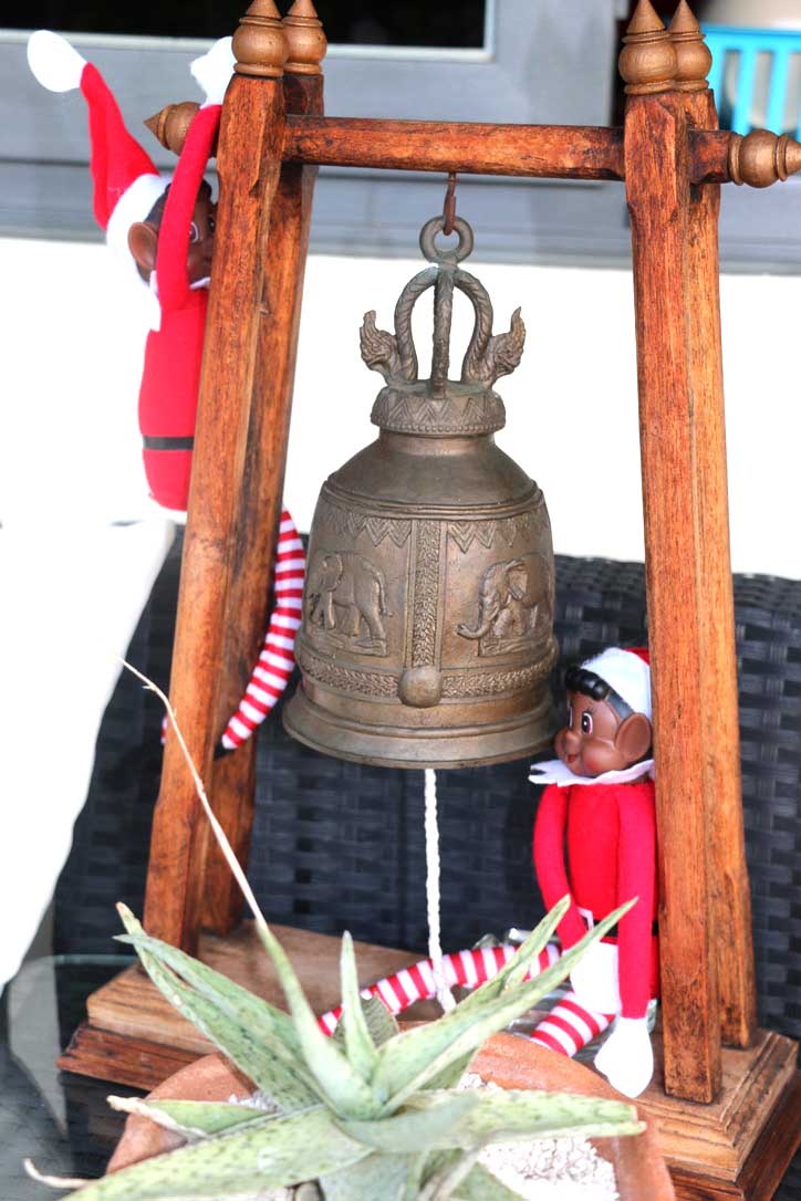 Elf on a shelf compeition in Thai Luxury Villa for Christmas